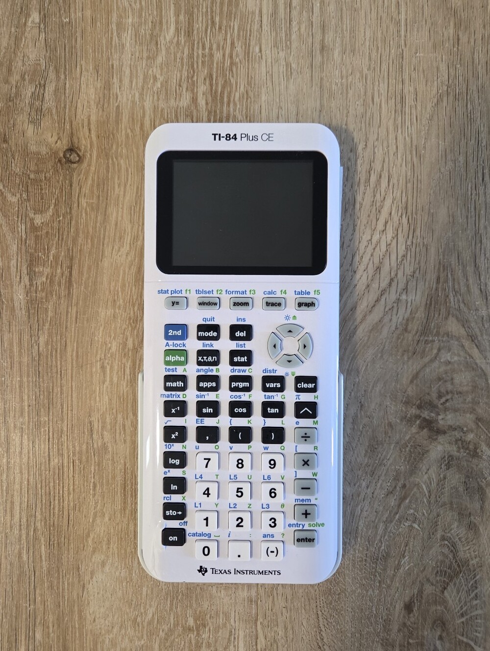 Texas Instruments TI-84 Plus CE Graphing Calculator - White